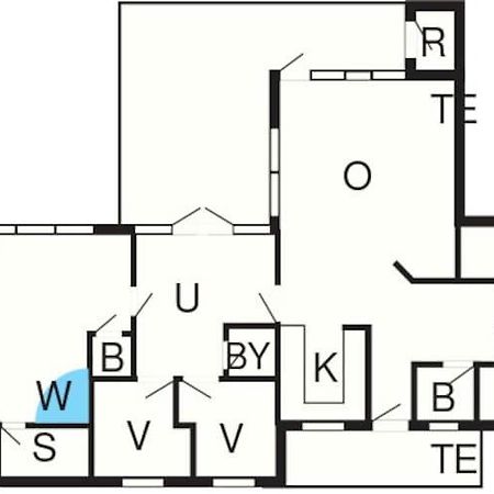 Vester Somarken 12 Person Holiday Home In Aakirkeby מראה חיצוני תמונה